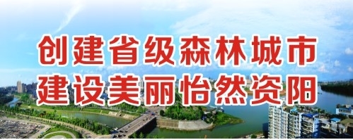 骚穴被大鸡巴操的好爽视频创建省级森林城市 建设美丽怡然资阳